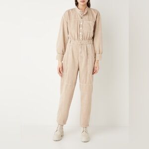 NWOT B&SH Dincy cropped denim jumpsuit